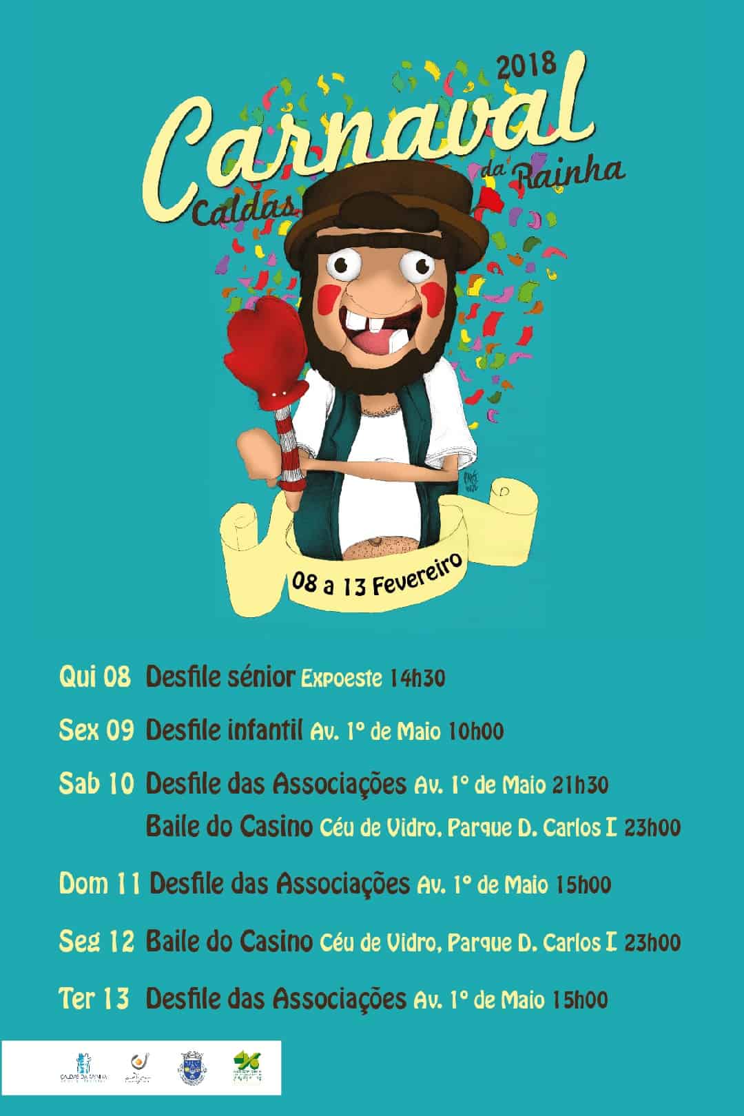 CARNAVAL DAS CALDAS DA RAINHA 2018 | PROGRAMA GERAL