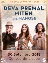 DEVA PREMAL & MITEN WITH MANOSE – THE SOUL OF MANTRA – LIVE!