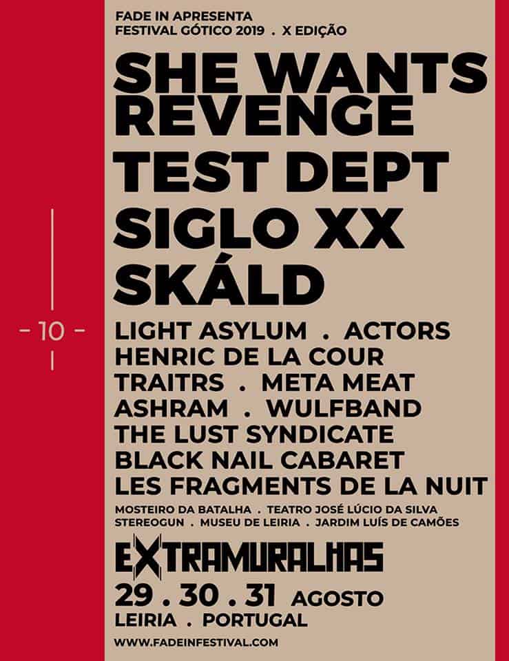 FESTIVAL GÓTICO EXTRAMURALHAS 2019 LEIRIA