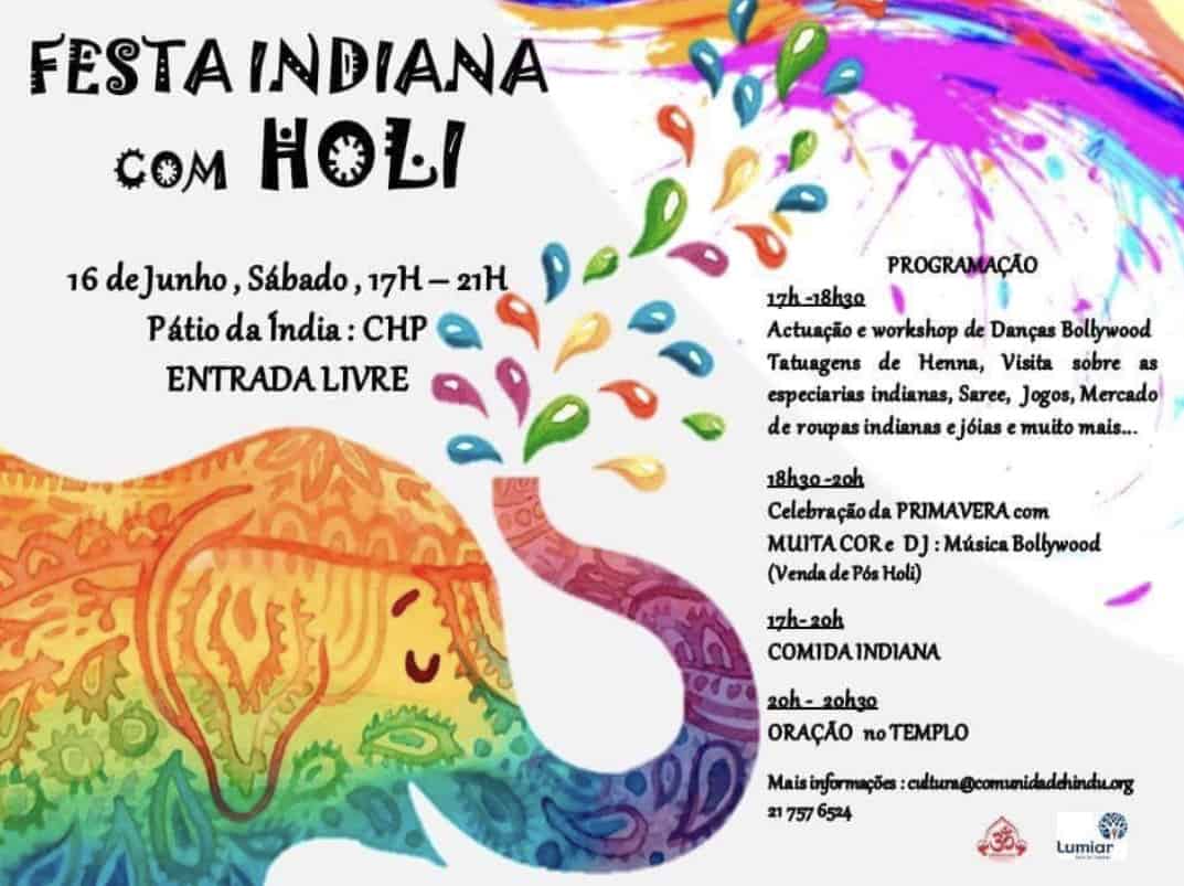 FESTA INDIANA COM HOLI | LISBOA