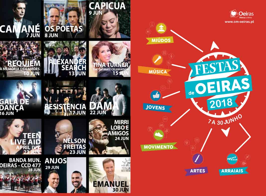 FESTAS DE OEIRAS 2018 | PROGRAMA GERAL
