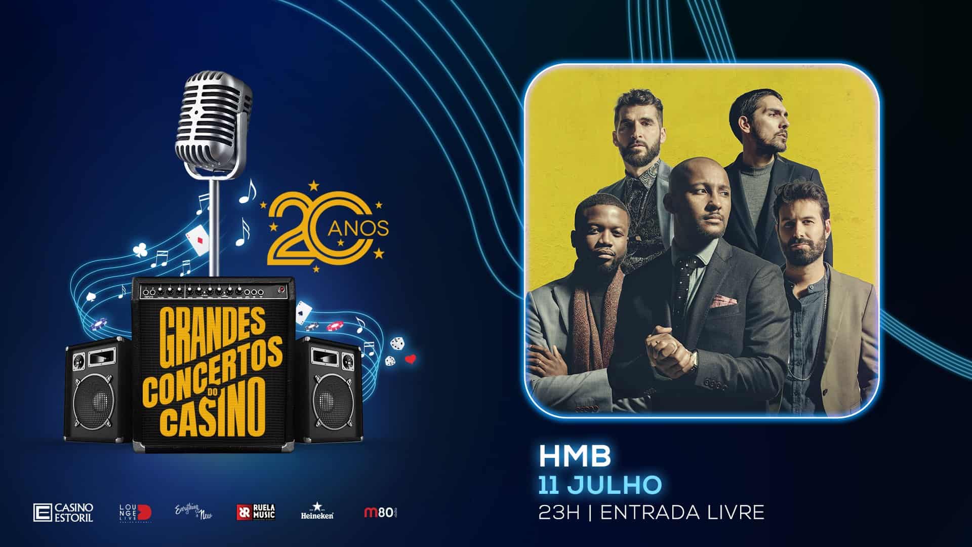 HMB EM CONCERTO COM ENTRADA LIVRE NO CASINO ESTORIL