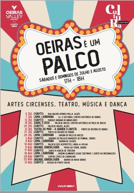 OEIRAS É UM PALCO 2019 | 6 JUL A 31 AGO