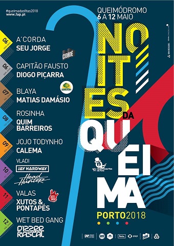 QUEIMA DAS FITAS DO PORTO 2018 | CARTAZ QUEIMÓDROMO