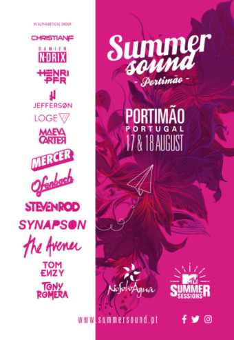 SUMMER SOUND PORTIMÃO, PASSE 18 AGOSTO | NOSOLOÁGUA