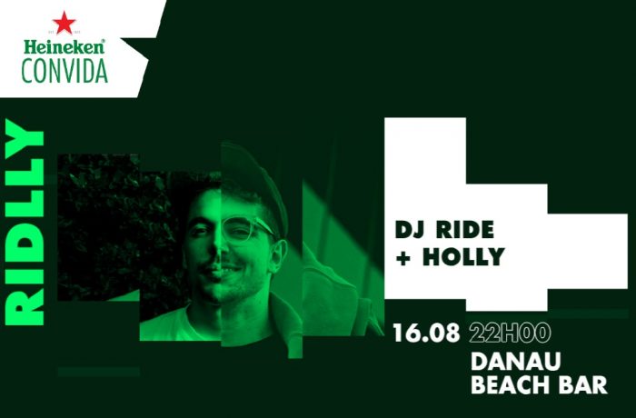 Heineken Convida®, os irmãos DJ Ride e Holly, que vão transformar-se em "Riddly", com a promessa de uma partilha de palco para uma uma noite memorável ao som da melhor música.