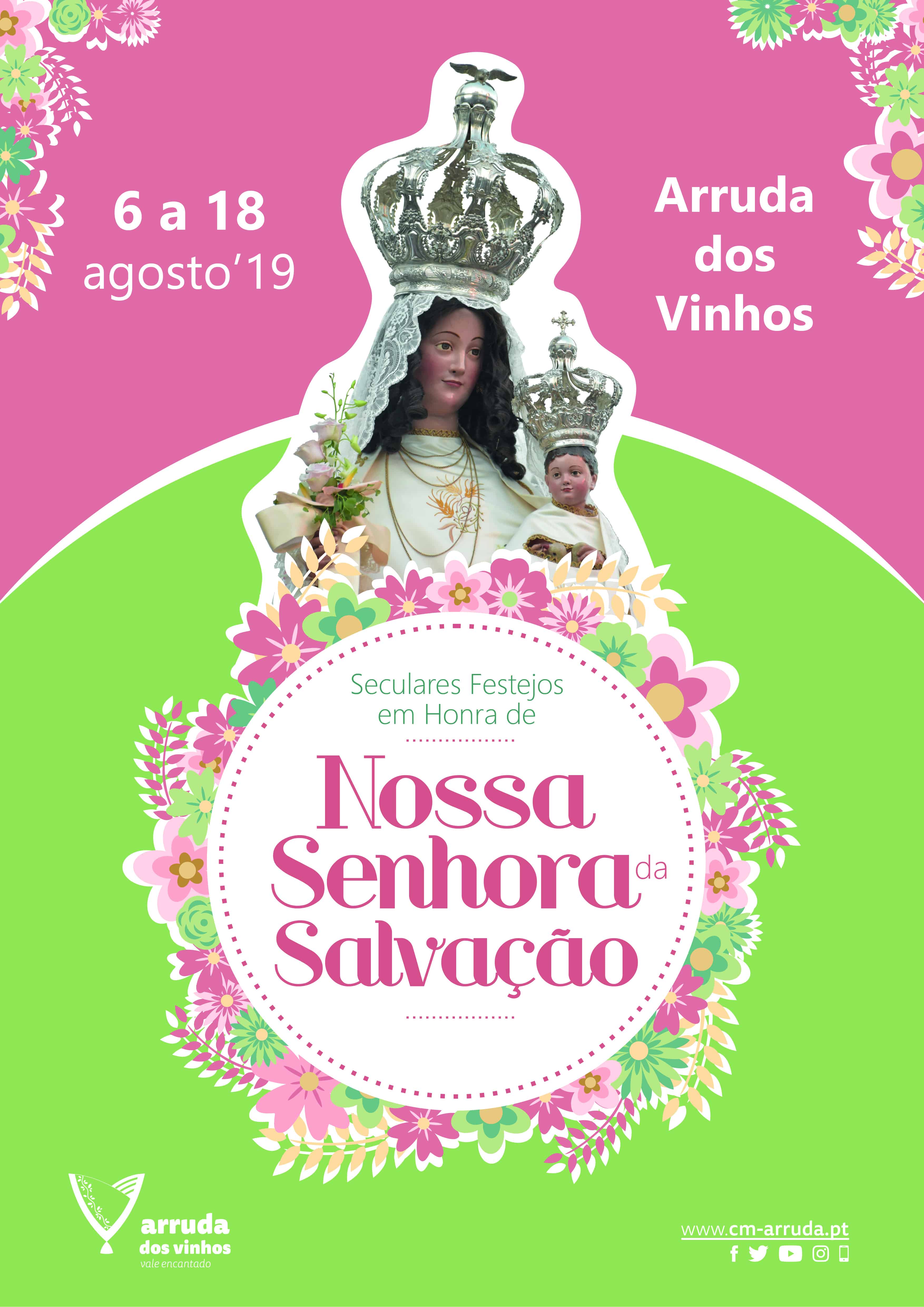 SECULARES FESTEJOS EM HONRA DE NOSSA SENHORA DA SALVAÇÃO 2019