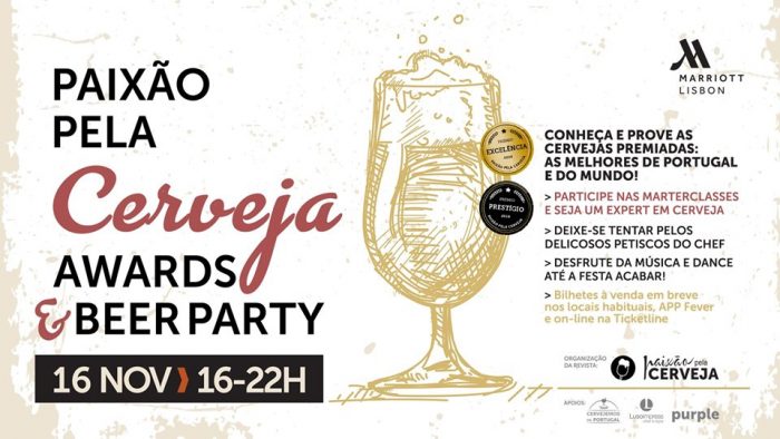 PAIXÃO PELA CERVEJA AWARDS & BEER PARTY 2019 - Após dois anos de edições, a revista Paixão Pela Cerveja está a preparar o primeiro evento temático.
