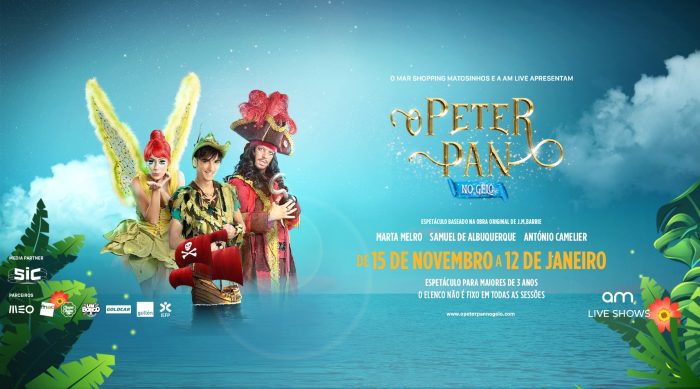 ESPETÁCULO DE NATAL "O PETER PAN NO GELO" - A equipa de sucesso por trás de sucessos de bilheteira como “Alice e o País das Maravilhas no Gelo” ou “A Cinderela no Gelo” volta a assinar este Natal mais um espetáculo sobre patins que fará as crianças sonhar em altos voos.