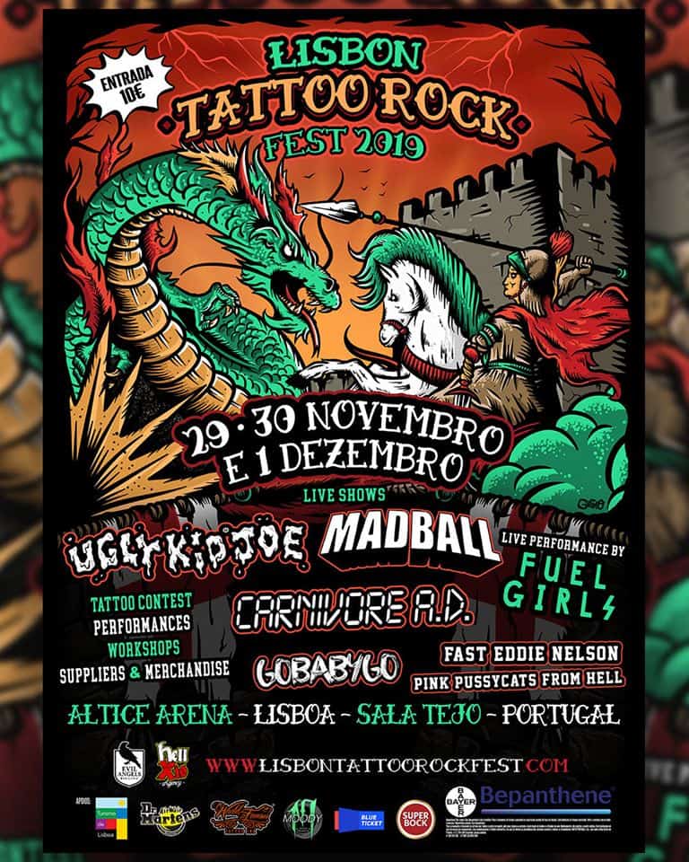 LISBON TATTOO ROCK FEST 2019 | PROGRAMA GERAL