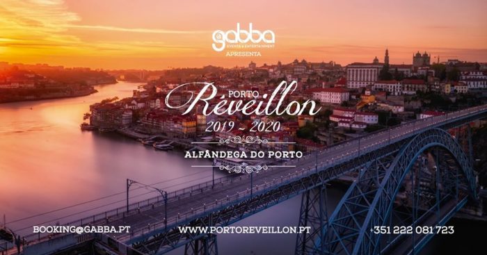PASSAGEM DE ANO "PORTO RÉVEILLON 2019/2020" - ALFÂNDEGA DO PORTO - A Gabba organiza pelo oitavo ano consecutivo o melhor evento de final de ano na cidade do Porto.