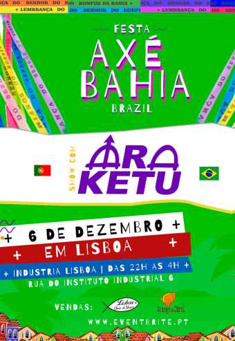 AXÉ BAHIA CONCERTO ARAKETU | LISBOA