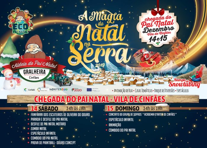A MAGIA DO NATAL NA SERRA 2019 | CINFÃES - A magia do Natal está a chegar! A vila de Cinfães prepara-se para viver esta quadra natalícia com muita animação.