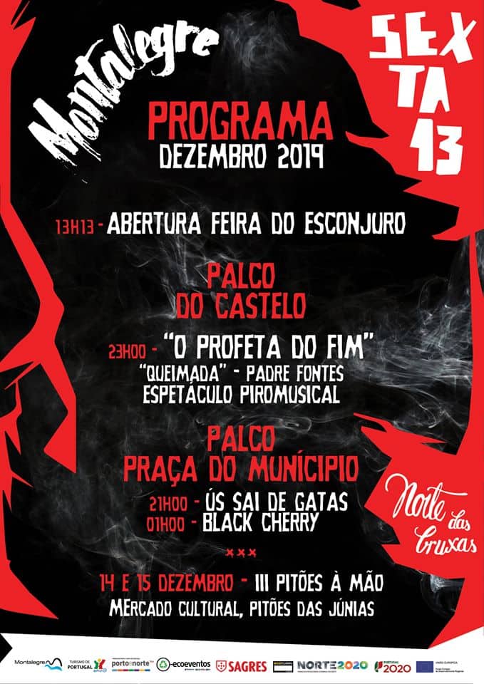 SEXTA 13 - NOITE DAS BRUXAS EM MONTALEGRE - Sexta 13 - Noite das Bruxas em Montalegre, está a chegar e é a última do ano! São milhares de pessoas as que rumam a Montalegre,  preparadas para um evento em volta do misticismo.