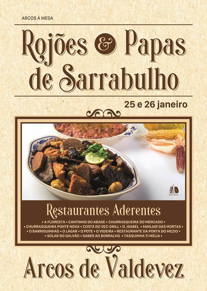 ARCOS À MESA 2020: ROJÕES E PAPAS DE SARRABULHO