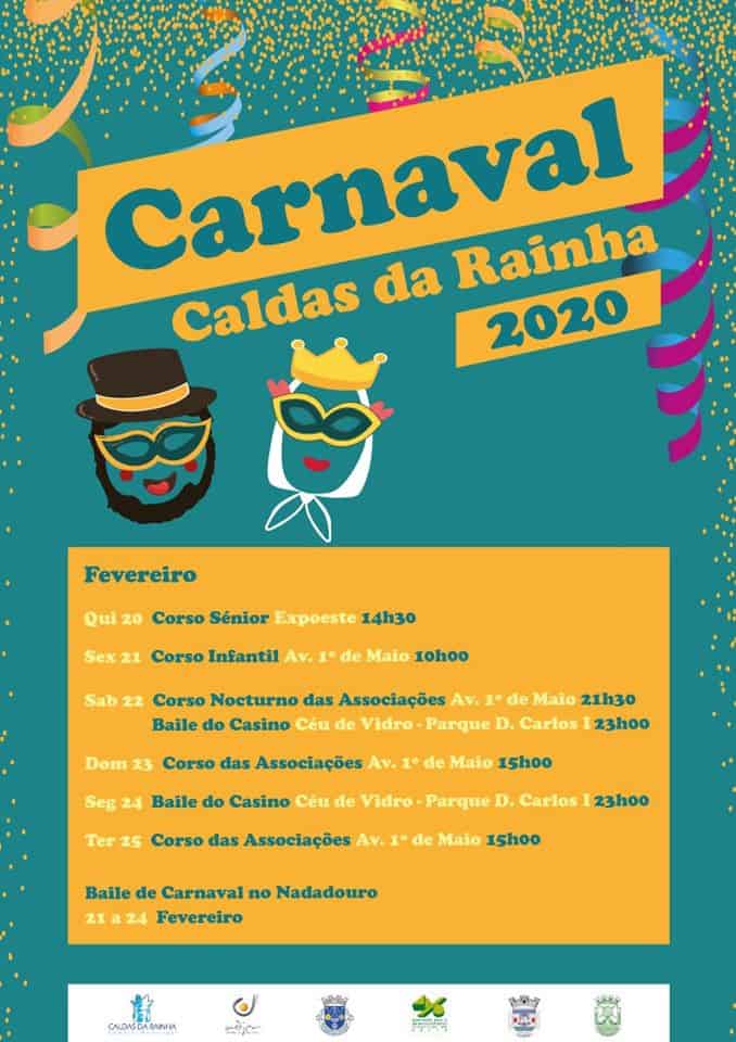 CARNAVAL DAS CALDAS DA RAINHA 2020 | PROGRAMA