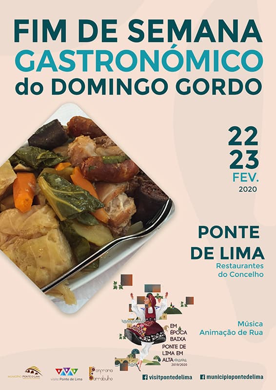 FIM DE SEMANA GASTRONÓMICO DO DOMINGO GORDO – PONTE DE LIMA