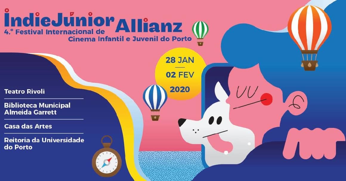 O IndieJúnior Allianz 2020 - Festival de Cinema Infanto-juvenil estará de regresso ao Porto entre 28 de janeiro e 2 de fevereiro de 2020, com seis dias de cinema, oficinas, conversas e outros eventos para famílias e escolas.