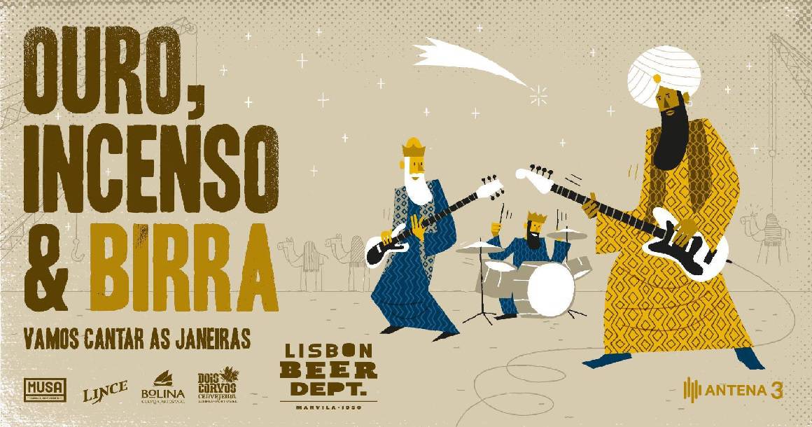 É já este fim-de-semana, o Ouro, Incenso & Birra, dias em que o Lisbon Beer Department abre as portas às suas fábricas para receber o bairro e a cidade numa tarde longa de showcases.