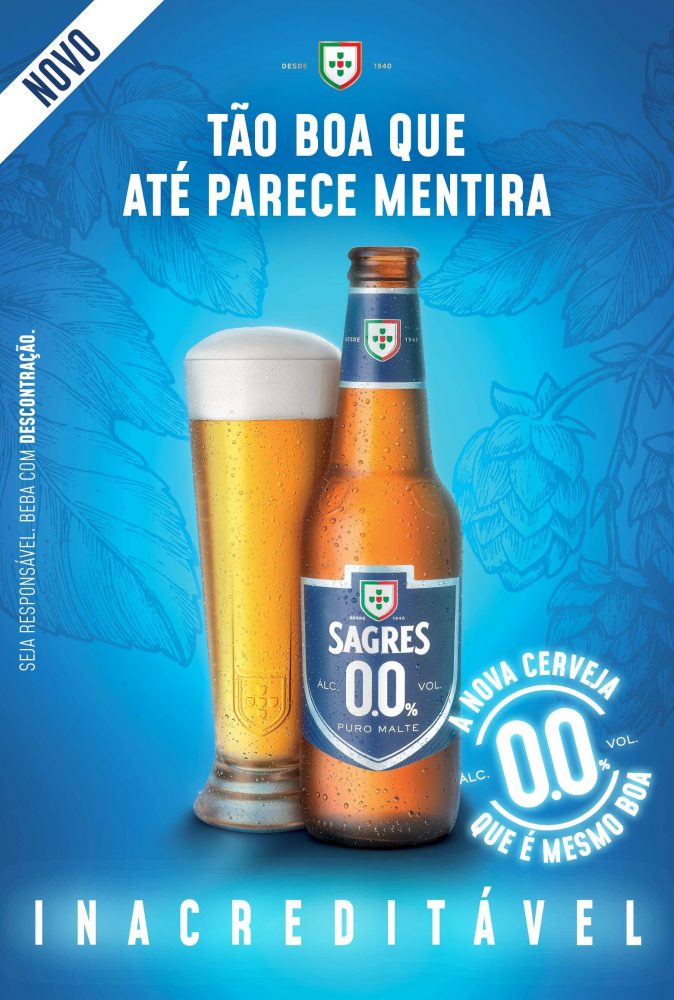 Sagres 0.0 tão boa que até parece mentira! Está lançado o desafio pela Sagres a começar 2020 do Zero, com a Cerveja que é mesmo boa! Ano Novo, Vida Nova!