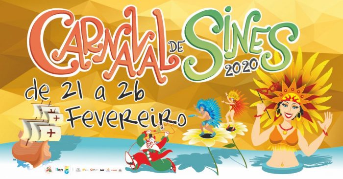 CARNAVAL DE SINES 2020 | PROGRAMA GERAL - A folia carnavalesca volta à cidade em fevereiro, em mais uma edição do Carnaval de Sines. Organizado pela Associação de Carnaval de Sines