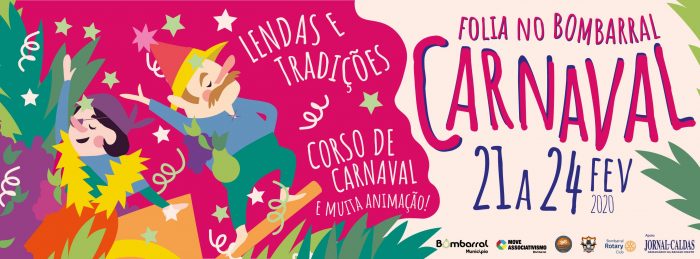 FOLIA NO BOMBARRAL - CARNAVAL 2020 | PROGRAMA - A folia chega ao Bombarral no dia 21 de fevereiro, e os motivos para visitar e divertir-se nesta vila são muitos.