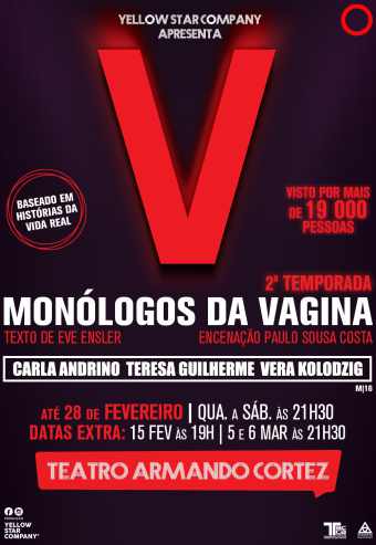 MONÓLOGOS DA VAGINA | TEATRO ARMANDO CORTEZ