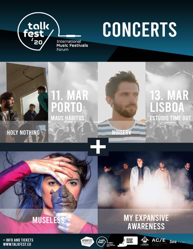 TALKFEST’20 CONCERTS LISBOA – 13 MARÇO