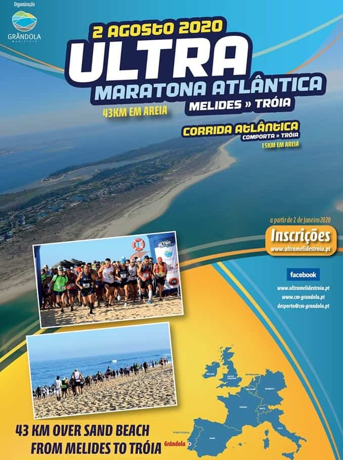 ULTRA MARATONA ATLÂNTICA E CORRIDA ATLÂNTICA 2020 | TROIA