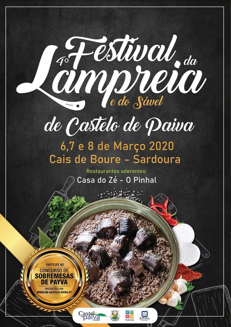 FESTIVAL DA LAMPREIA E DO SÁVEL 2020 DE CASTELO DE PAIVA