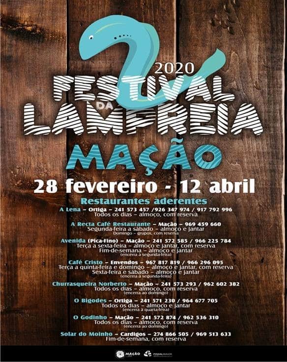 FESTIVAL DA LAMPREIA EM MAÇÃO 2020