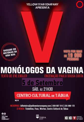 MONÓLOGOS DA VAGINA | CENTRO CULTURAL TÁBUA