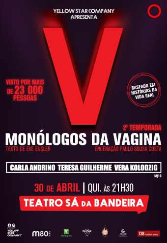 MONÓLOGOS DA VAGINA | TEATRO SÁ DA BANDEIRA