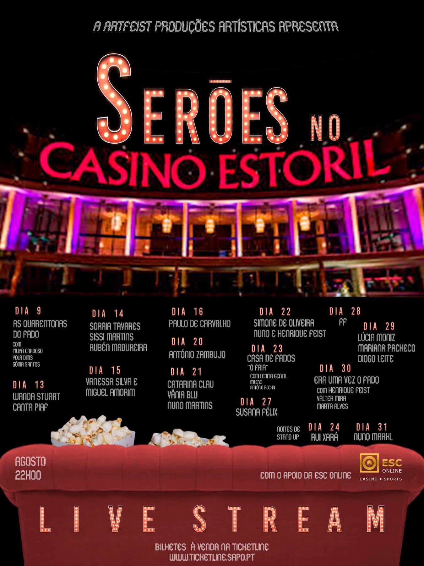 SERÕES NO CASINO ESTORIL – LIVE STREAM