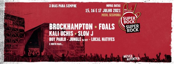 SUPER BOCK SUPER ROCK 2021 | MECO - O Super Bock Super Rock 2021, regressa à Herdade do Cabeço da Flauta, no Meco em Sesimbra, nos dias 15, 16 e 17 de Julho de 2021.