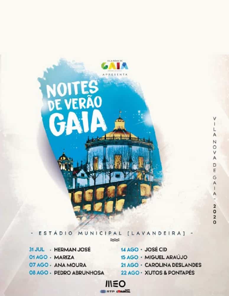 NOITES DE VERÃO EM GAIA | 31 JUL A 22 AGO