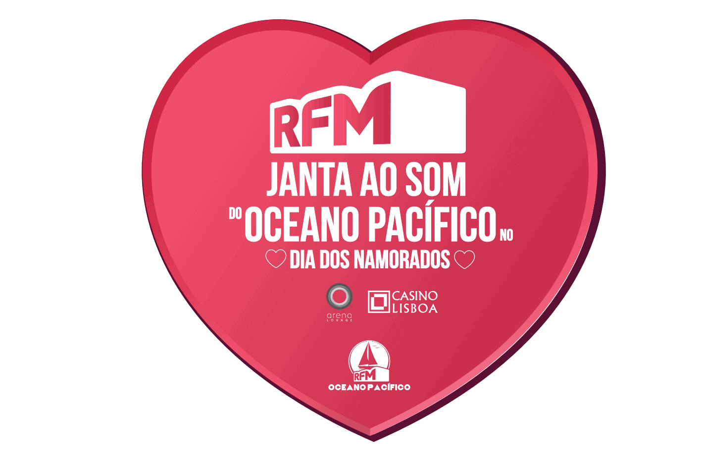 A Noite de São Valentim, no Casino Lisboa, tem uma original proposta para o “Dia dos Namorados”, dado que os seus visitantes são convidados para um jantar especial no Arena Lounge ao som das músicas mais românticas do “Oceano Pacifico”, o icónico programa da RFM.