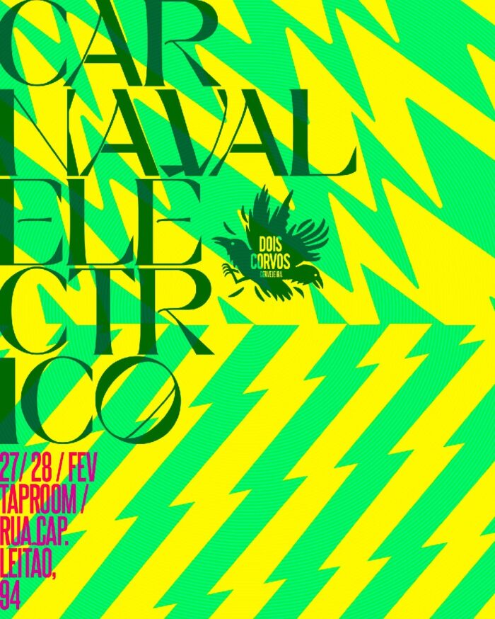 O Carnaval da Dois Corvos, nos próximos dias 27 e 28 de Fevereiro, leva o Brasil ao seu Taproom, com um programa bastante preenchido, alusivo à época festiva, com música, samba, e evidentemente novas cervejas para provar ao balcão ou na pista.