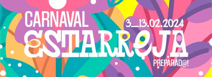 CARNAVAL DE ESTARREJA 2024 - O Carnaval de Estarreja 2024, está de volta entre os dias 03 e 13 de Fevereiro. As primeiras referências às origens do Carnaval de Estarreja datam do final do Século XIX, quando se festejava a célebre “Batalha das Flores”, cortejos com carros alegóricos ricamente decorados que desfilavam nas ruas de Estarreja.