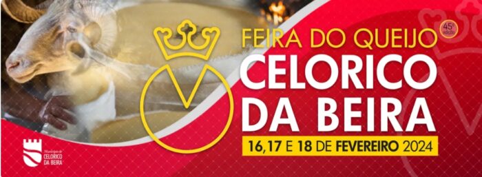 FEIRA DO QUEIJO 2024 | CELORICO DA BEIRA -  A tradicional Feira do Queijo, na sua 45ª edição, vai decorrer nos dias 16, 17 e 18 de fevereiro, em Celorico da Beira. Prove a excelência do Queijo Serra da Estrela, bem como a qualidade dos produtos regionais que a Feira tem para lhe oferecer, num certame que conta com cerca de 140 expositores.
