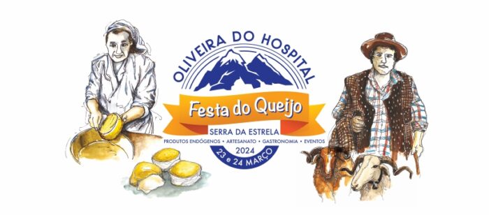FESTA DO QUEIJO SERRA DA ESTRELA 2024 | OLIVEIRA DO HOSPITAL - A maior festa do queijo de Portugal – a Festa do Queijo Serra da Estrela de Oliveira do Hospital – realiza-se este ano nos dias 23 e 24 de Março. Será uma vez mais, em pleno centro da cidade de Oliveira do Hospital, no Largo Ribeiro do Amaral e ruas adjacentes.