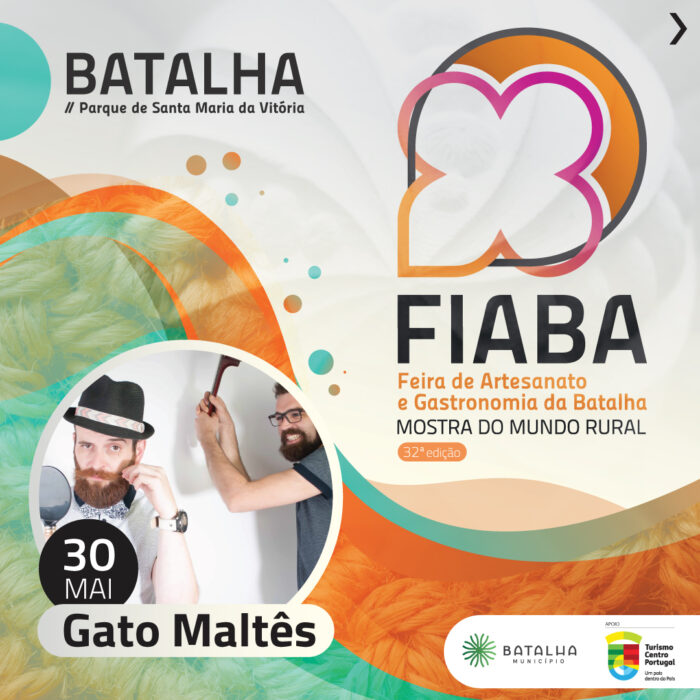 FIABA 2024 | BATALHA - De 29 de Maio a 02 de Junho de 2024, a FEIRA DE ARTESANATO E GASTRONOMIA DA BATALHA - FIABA 2024, está de regresso à Batalha ao Parque de Santa Maria da Vitória. O artesanato genuíno, a gastronomia típica e a animação diversificada vão marcar a trigésima segunda edição deste certame único.