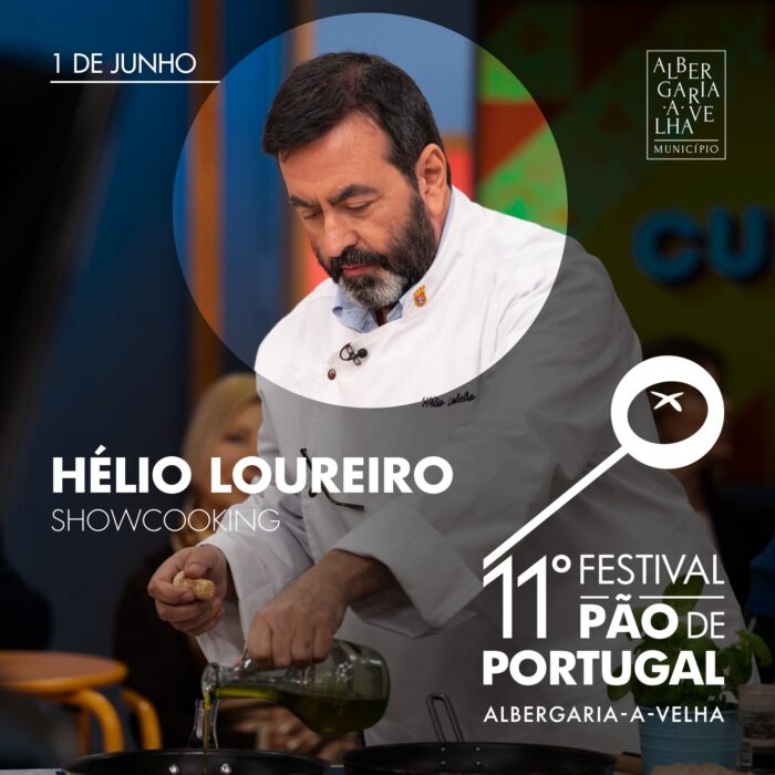 11º FESTIVAL PÃO DE PORTUGAL 2024 - O 11.º Festival Pão de Portugal, realiza-se na Quinta da Boa Vista em Albergaria-a-Velha nos dias 31 de maio, 1 e 2 de junho de 2024. O festival reúne os sabores do nosso país, sendo por isso o mote ideal para levar a história da sua região até Albergaria-a-Velha! Estarão presentes produtores e variedades de pão de todo o país, como por exemplo pão de mafra, broa, pão alentejano, bola d'água, pão de alfarroba, bolo do caco, pão sovado e bolo lêvedo entre outros.