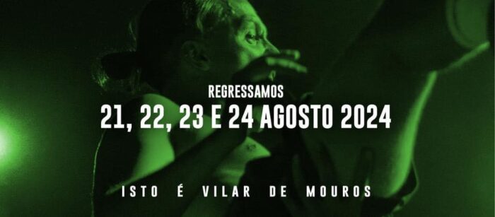 CA VILAR DE MOUROS 2024 - O CA Vilar de Mouros o mais antigo festival de música, regressa nos dias 21, 22, 23 e 24 de agosto, à pequena localidade de Vilar de Mouros, Caminha, distrito de Viana do Castelo no norte de Portugal.