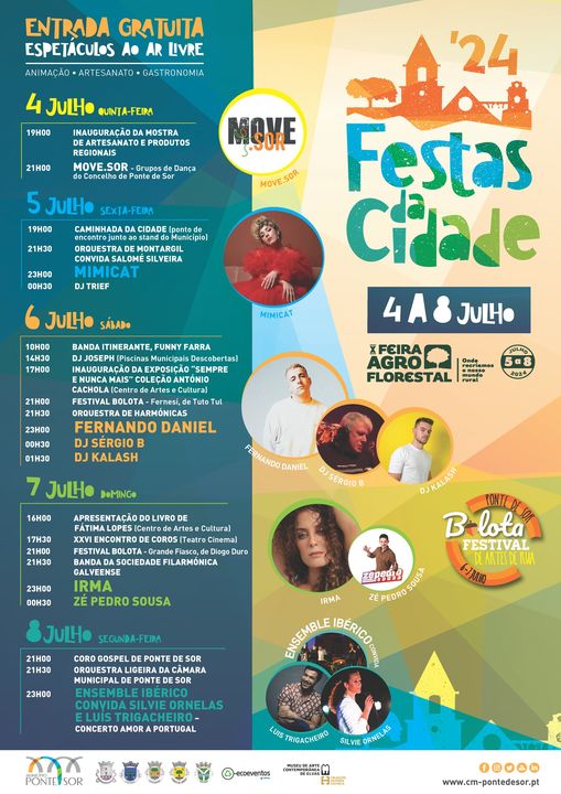 FESTAS DA CIDADE DE PONTE DE SOR 2024