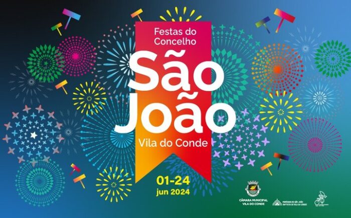 FESTAS DE SÃO JOÃO 2024 | VILA DO CONDE - As Festas de São João 2024 decorrem de 01 a 24 de Junho em Vila do Conde. Aliando a tradição e a animação, a Câmara Municipal e a Comissão de Festas prepararam um programa que trará muita alegria e cor às ruas da cidade.