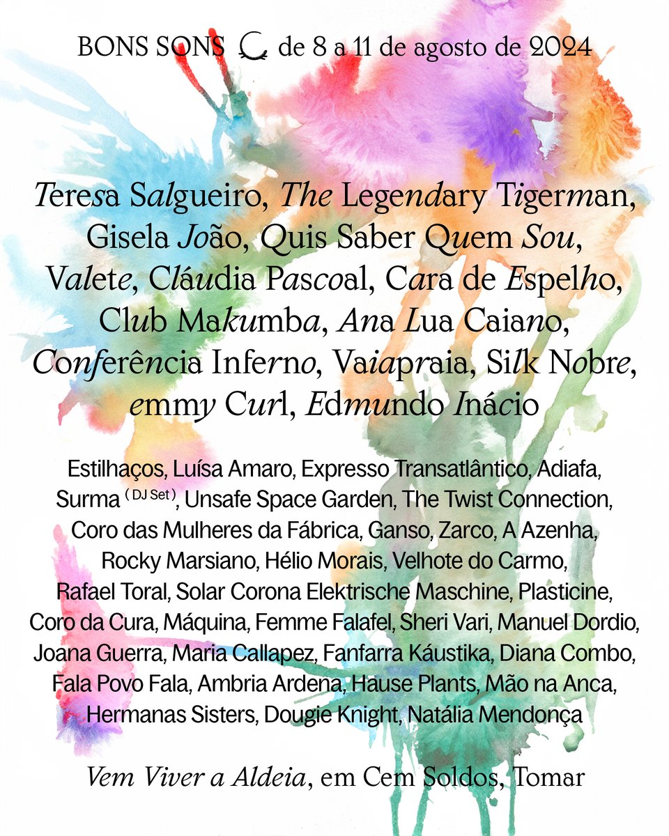 FESTIVAL BONS SONS 2024 | TOMAR