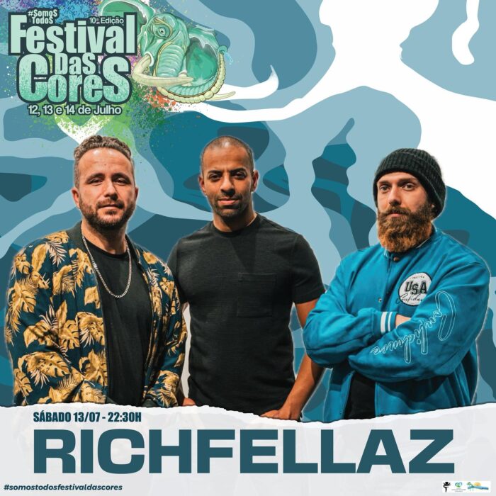 FESTIVAL DAS CORES 2024 | VILA NOVA DE SANTO ANDRÉ - O Festival das Cores realiza-se de 12 a 14 de julho, no Parque Central, em Vila Nova de Santo André, naquela que é a sua 10.ª edição. Este evento, é uma organização conjunta entre a associação ArteCorGeração, Câmara Municipal de Santiago do Cacém e Junta de Freguesia de Santo André, com entrada livre.