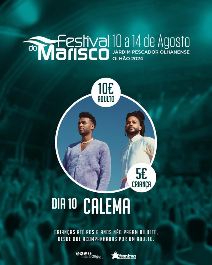 FESTIVAL DO MARISCO DE OLHÃO 2024 - O Festival do Marisco está de volta, de 10 a 14 de Agosto, na sua 36ª edição. O maior evento gastronómico a sul do país leva ao Jardim Pescador Olhanense o melhor da gastronomia da região, a par de um cartaz musical de luxo.