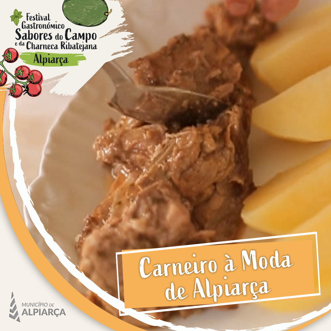 FESTIVAL GASTRONÓMICO SABORES DO CAMPO E DA CHARNECA RIBATEJANA 2024 - Um grande evento gastronómico vai ter lugar em Alpiarça nos dias 22 e 23 de junho. É a primeira edição de um evento que tem tudo para se tornar uma referência, e será no Parque do Carril, um espaço de grande beleza natural, junto à Vala Real de Alpiarça.